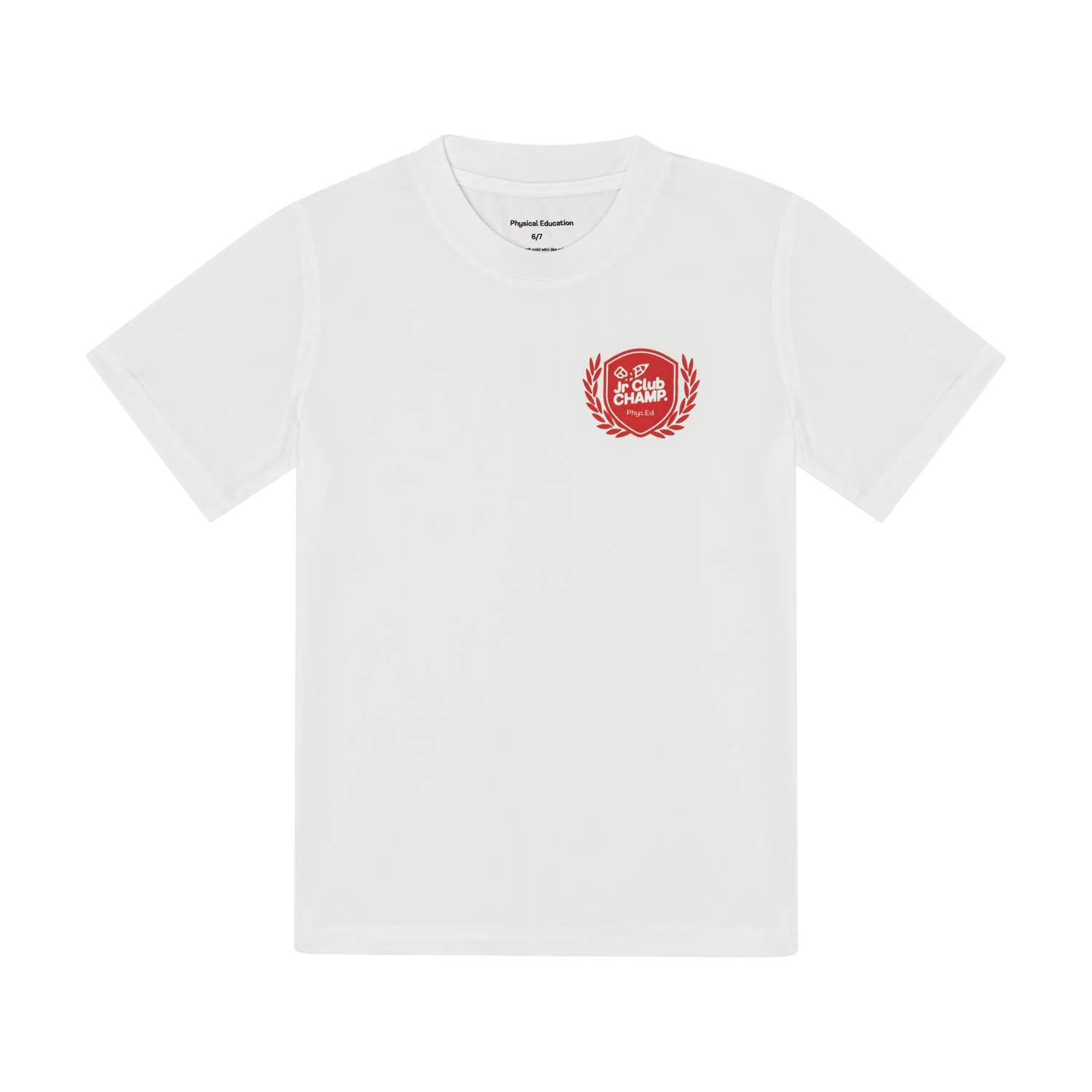 Jr Club Champ Performance T-Shirt - White