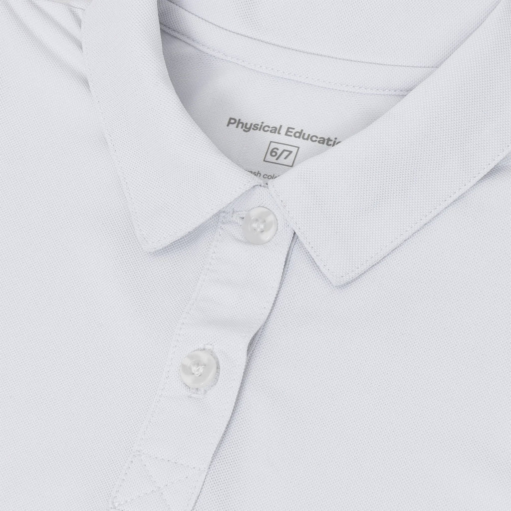 Sleeveless Polo - White