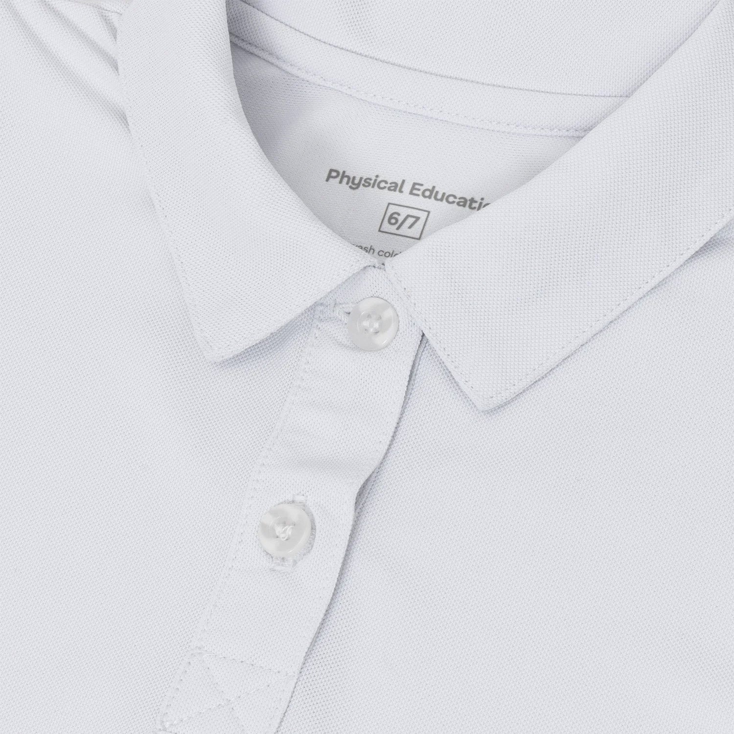 Sleeveless Polo - White